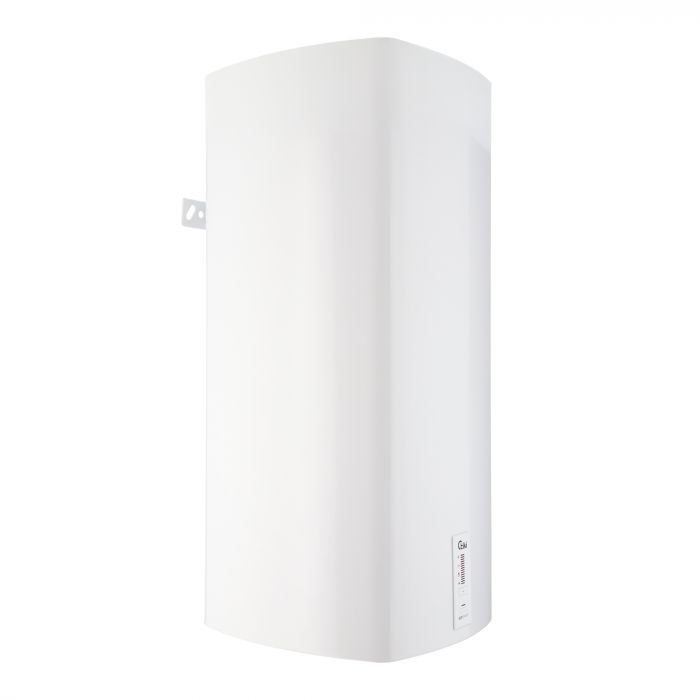 Водонагрівач електр. TIKI слім SuperESD, 100л, 2кВт, сухий тен, вертикальний монтаж, електр. кер-ння, C, білий, 700095