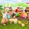 Набір фігурок Li'l Woodzeez Сім'я Кроликів 4од, книжка EN