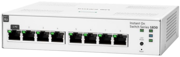 Комутатор HPE Aruba Instant On 1830, 8xGE ports, LT Warranty