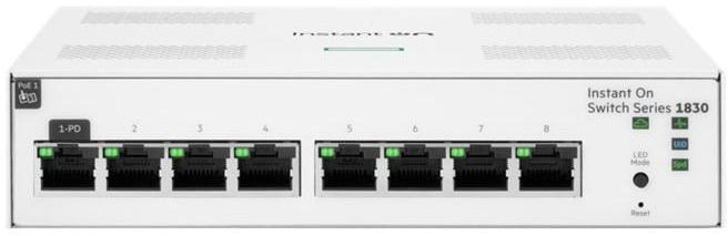 Комутатор HPE Aruba Instant On 1830, 8xGE ports, LT Warranty