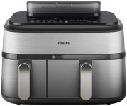 Мультипіч Philips Ovi Dual Steam 2750Вт, чаша-3+6л, сенсорне управл., 12 авто. программ,  пластик/метал Мультипіч Philips Ovi Dual Steam 2750Вт, чаша-3+6л, сенсорне управл., 12 авто. программ,  пластик/метал