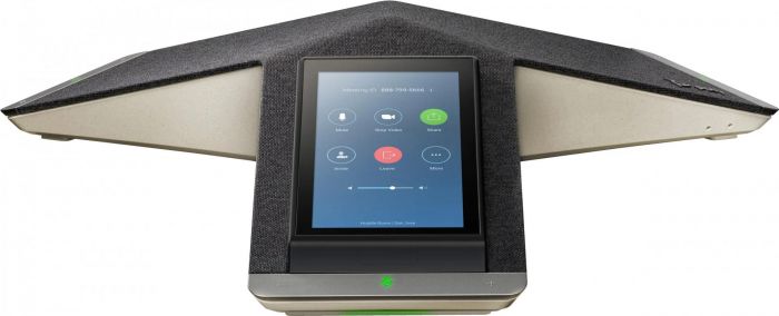 SIP-конференц телефон Poly Trio C60, 3 x Omni Mic, радіус дії 6,1 м, RJ45, USB-A, Micro USB, Bluetooth 4.2, WiFi, PoE, сірий