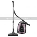 Пилосос Ardesto мішковий, 800Вт, мішок- 2.5л, HEPA, чорно-бронзовий