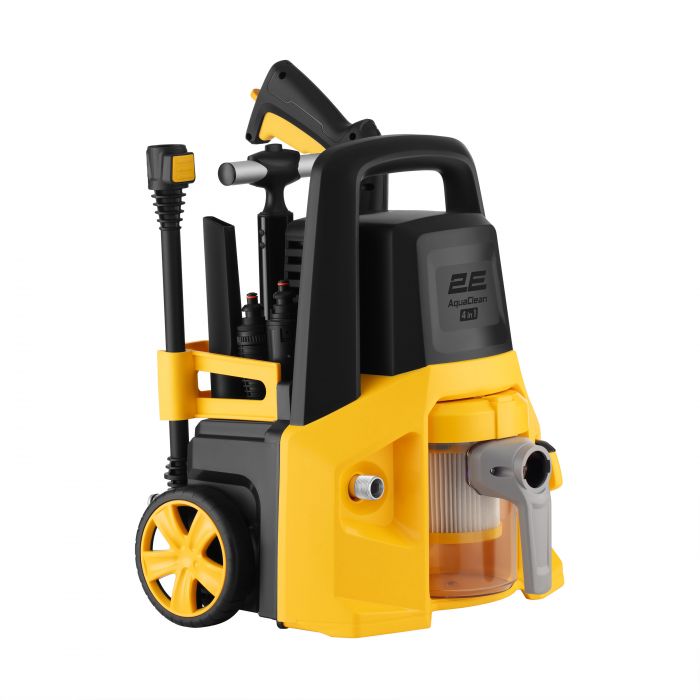 Мінімийка високого тиску 2E AquaClean 4в1 1600Вт 130бар 480л/год шланг 8м 11кг Мінімийка високого тиску 2E AquaClean 4в1 1600Вт 130бар 480л/год шланг 8м 11кг