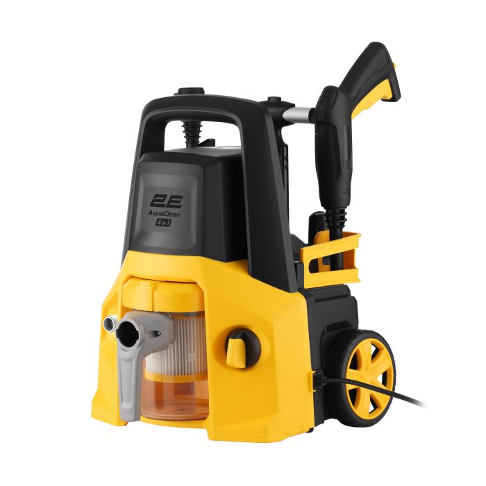 Мінімийка високого тиску 2E AquaClean 4в1 1600Вт 130бар 480л/год шланг 8м 11кг Мінімийка високого тиску 2E AquaClean 4в1 1600Вт 130бар 480л/год шланг 8м 11кг