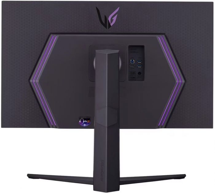 Монітор LG 31.5" 32GR93U-B 2xHDMI, DP, USB, Audio, IPS, 3840x2160, 144Hz, 1ms, DCI-P3 95%, G-SYNC, FreeSync, Pivot, HDR400