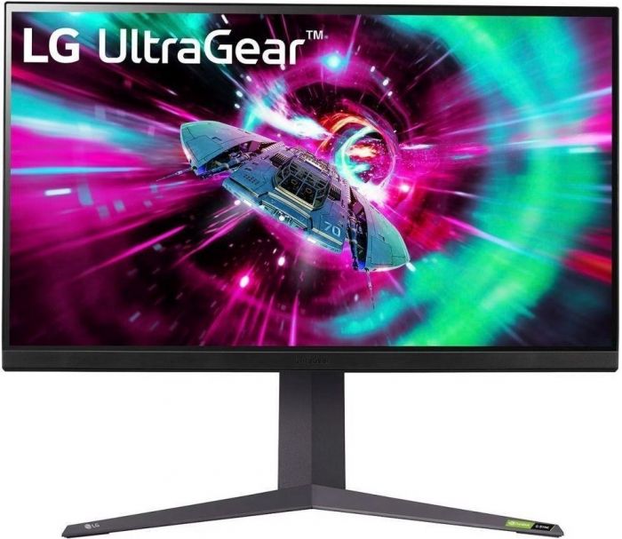 Монітор LG 31.5" 32GR93U-B 2xHDMI, DP, USB, Audio, IPS, 3840x2160, 144Hz, 1ms, DCI-P3 95%, G-SYNC, FreeSync, Pivot, HDR400