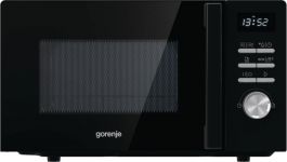 Мікрохвильова піч Gorenje, 20л, електр. керув., 800Вт, гриль, дисплей, 11 програм, чорний Мікрохвильова піч Gorenje, 20л, електр. керув., 800Вт, гриль, дисплей, 11 програм, чорний