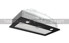 Витяжка Ardesto вбудована, 52см, 700м3ч,  скло, 2х1Вт LED, кнопкове, чорний