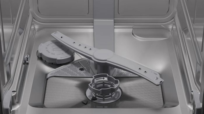 Посудомийна машина Bosch вбудована, 10компл., A+, 45см, дисплей, 3й кошик, білий