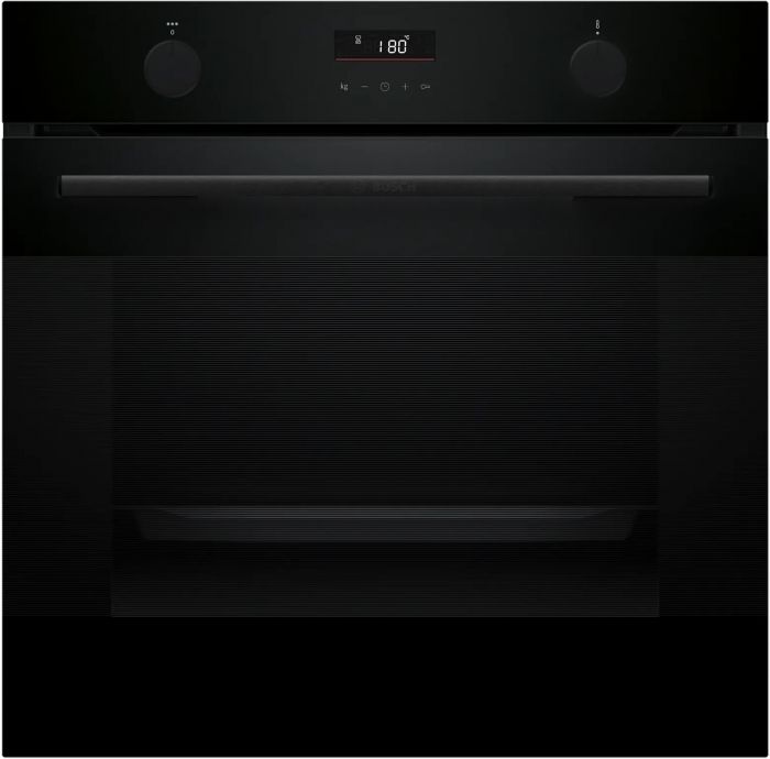 Духова шафа Bosch електрична, 76л, A, дисплей, конвекція, телескопічні направляючі, чорний