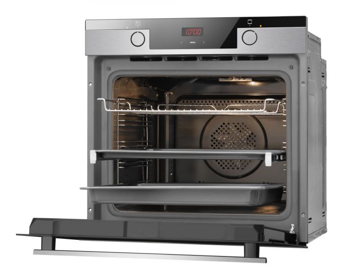 Духова шафа Hansa електрична, 77л, A, дисплей, конвекція, нерж