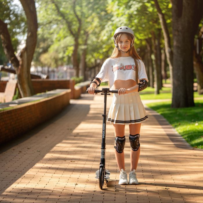 Самокат Miqilong Beagle сірий