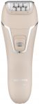 Епілятор ARDESTO 2в1 Pearl Cream LESH-Y700PERL, пінцетний, акумул., пінцет.-18, сух., насадок-2, бежевий