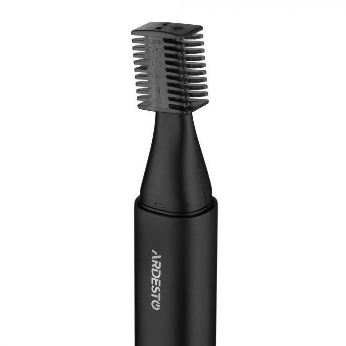 Тример Ardesto TR-PWP, для носа і вух, сталь,USB-C > USB-A, чорний