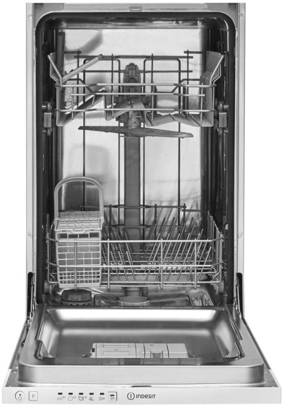 Посудомийна машина Indesit вбудована, 10компл., F, 45см, білий