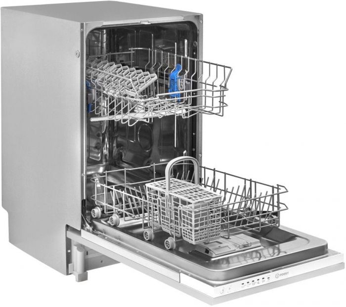 Посудомийна машина Indesit вбудована, 10компл., F, 45см, білий