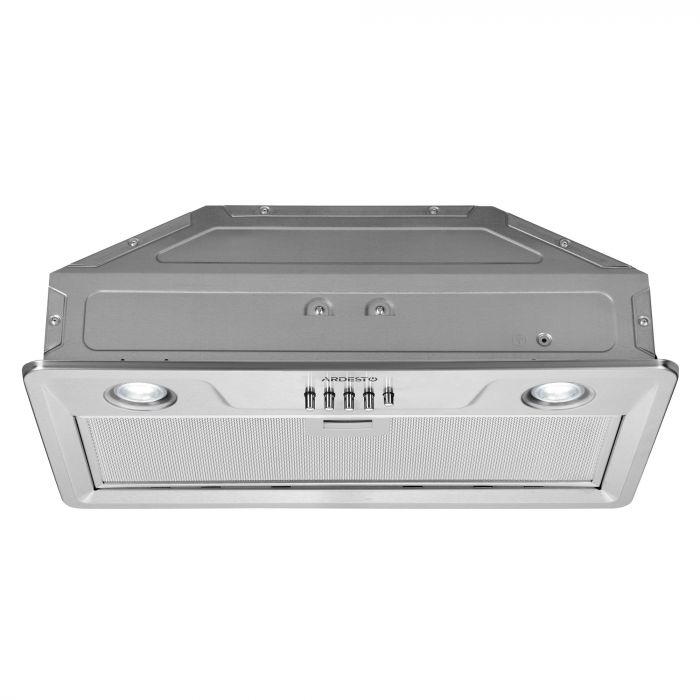 Витяжка ARDESTO вбудована, 52см, 450м3ч, метал, 2х1Вт LED, кнопкове, нерж
