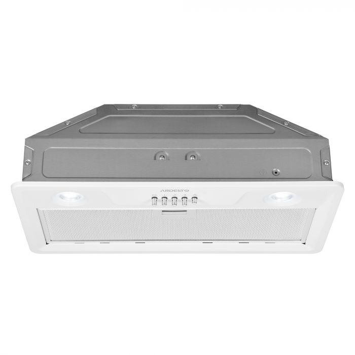 Витяжка ARDESTO вбудована, 52см, 450м3ч, метал, 2х1Вт LED, кнопкове, білий