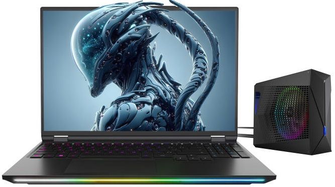 Ноутбук Dream Machines RX5090-16 16WQXGA, Intel U9-275HX, 32GB, F2TB, NVD5090-24, DOS, чорний