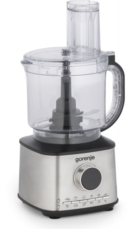 Кухонна машина Gorenje 1500Вт, чаша-пластик, корпус-метал/пластик, чорний