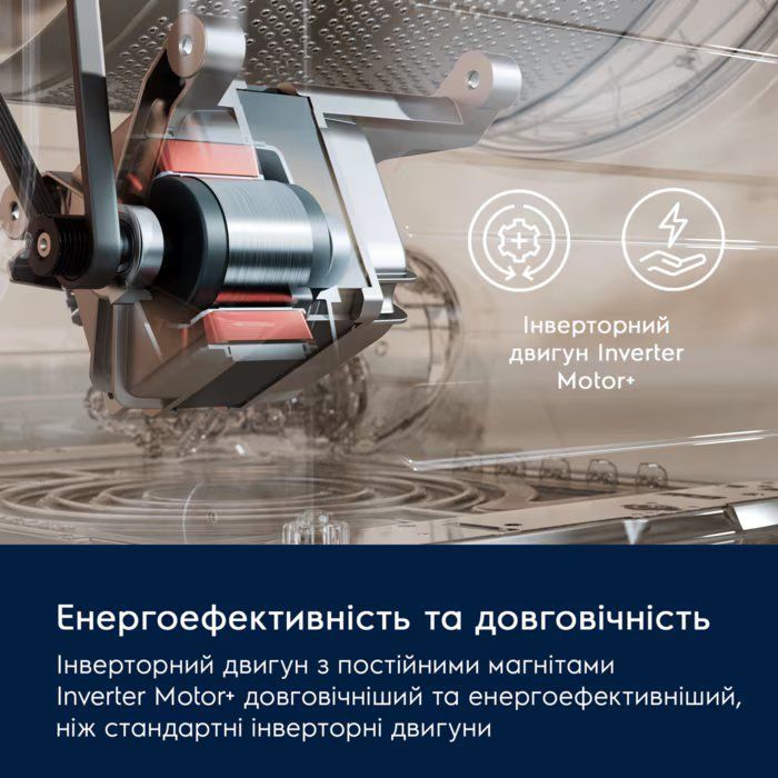 Пральна машина Electrolux фронтальна, 6кг, 1200, A, 41см, дисплей, інвертор, білий