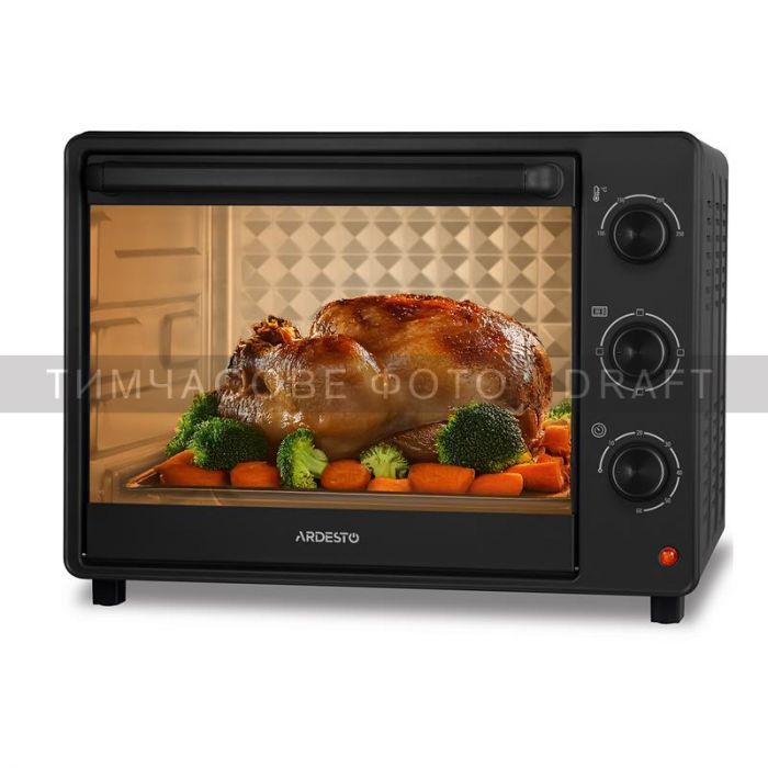 Піч електрична ARDESTO, 32л, 1525Вт, механіч., чорний