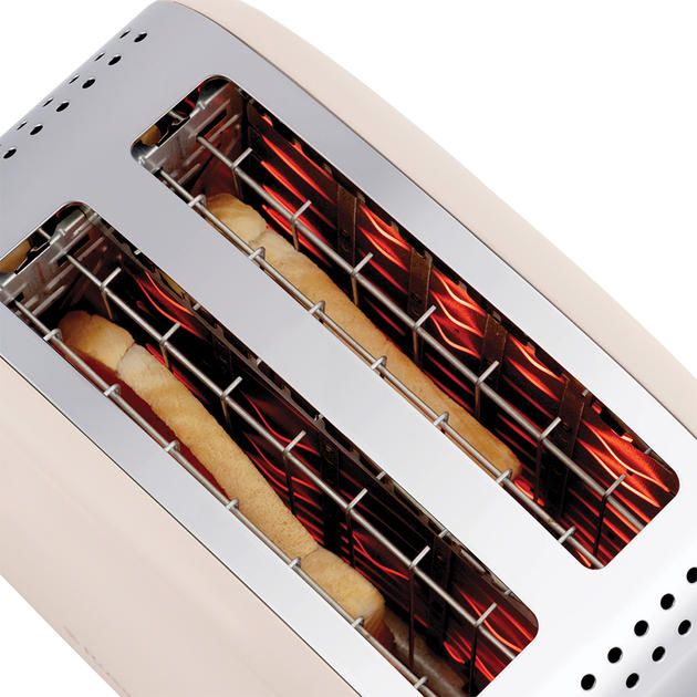 Тостер  Russell Hobbs 1670Вт, нержав., підігрів, жасмін