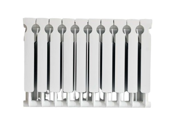 Радіатор біметалевий AAA 500/96 10 секцій 563х80х96мм бокове підкл. 2550 Вт білий