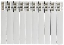 Радіатор біметалевий AAA 500/96 10 секцій 563х80х96мм бокове підкл. 2550 Вт білий