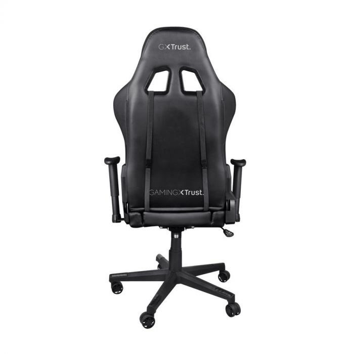 Крісло Trust GXT 716 Rizza, ПУ шкіра, 3D-Armrests, RGB, чорний