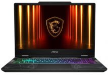 Ноутбук MSI Cyborg 15 B2RWEKG-420XUA 15.6" FHD, Intel 7-240H, 16GB, F1TB, NVD5050-8, DOS, Напівпрозорий чорний