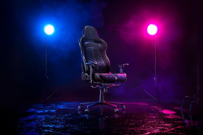 Крісло Razer Enki ПУ шкіра, 4D-Armrests, чорний