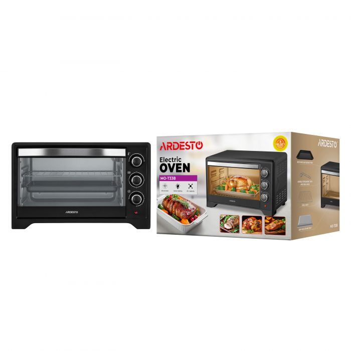 Піч електрична ARDESTO, 33л, 1615Вт, механіч., чорний