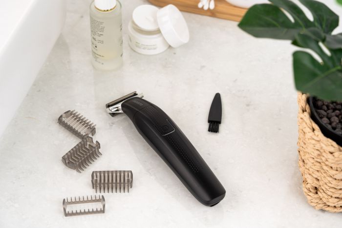 Бритва електр. ARDESTO One blade, Li-Ion, сух.+волог., тример, 3 насадки, чорний