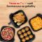 Мультипіч Tefal Easy Fry Silence XXL, 1800Вт, чаша-7л, сенсорне керув., 10 програм, з віконцем, пластик, чорний
