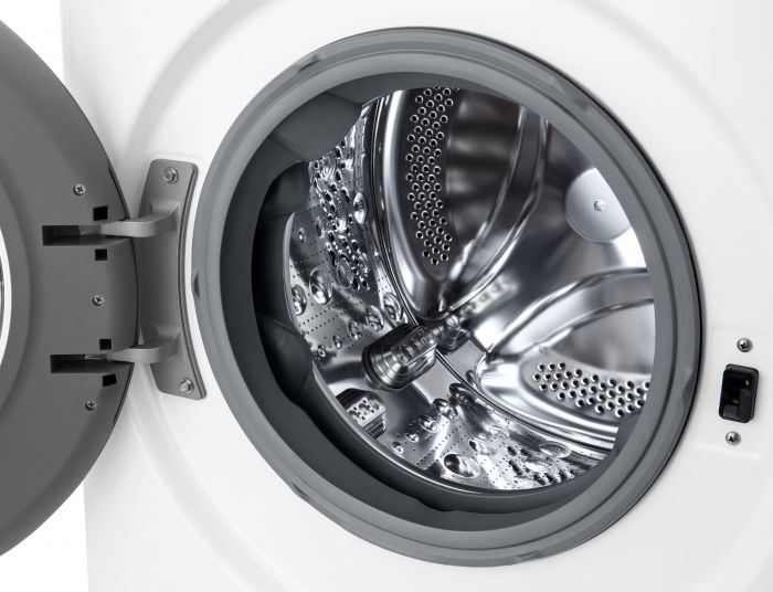 Пральна машина LG фронтальна, 8кг, 1200, A, 48см, дисплей, пара, інвертор, білий