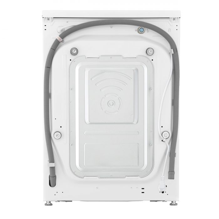 Пральна машина LG фронтальна, 8кг, 1200, A, 48см, дисплей, пара, інвертор, білий