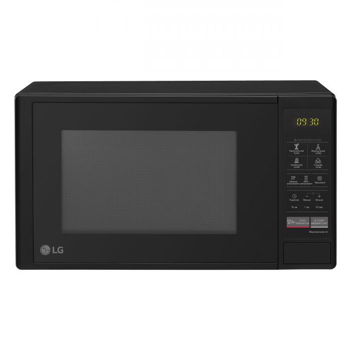 Мікрохвильова піч LG, 20л, електрон. керування, 700Вт, дисплей, чорний