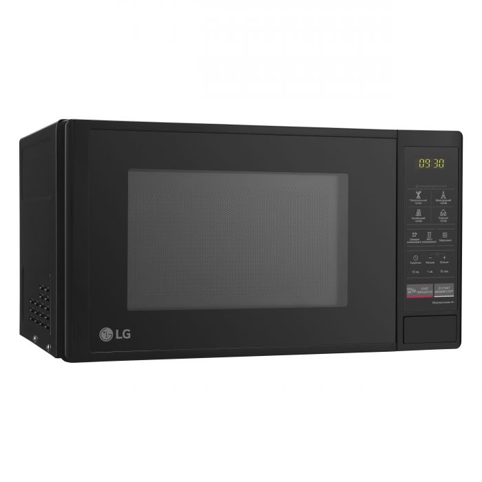 Мікрохвильова піч LG, 20л, електрон. керування, 700Вт, дисплей, чорний