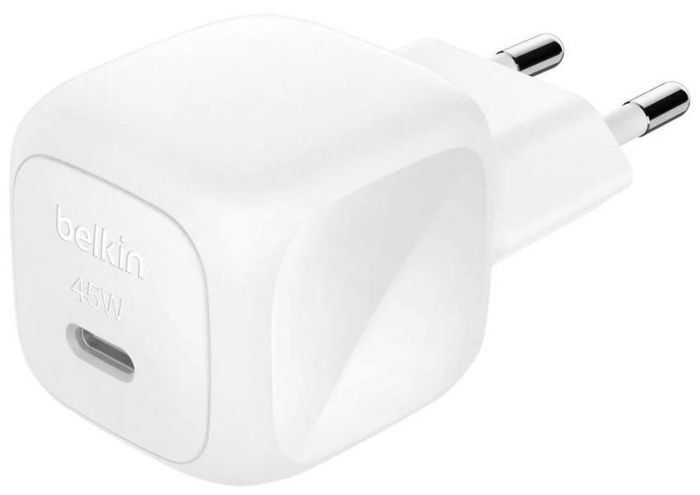 Зарядний пристрій мережевий Belkin 45Вт USB-С PD PPS, білий