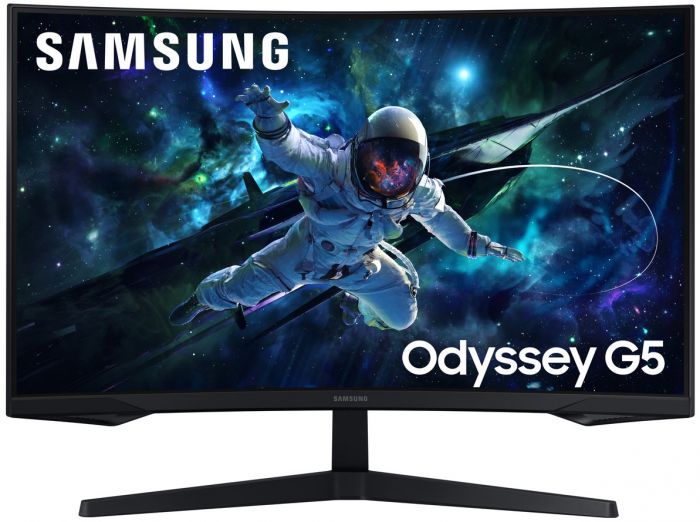 Монітор Samsung 31.5" Odyssey G55C 2xHDMI, DP, VA, 2560x1440, 165Hz, 1ms, CURVED