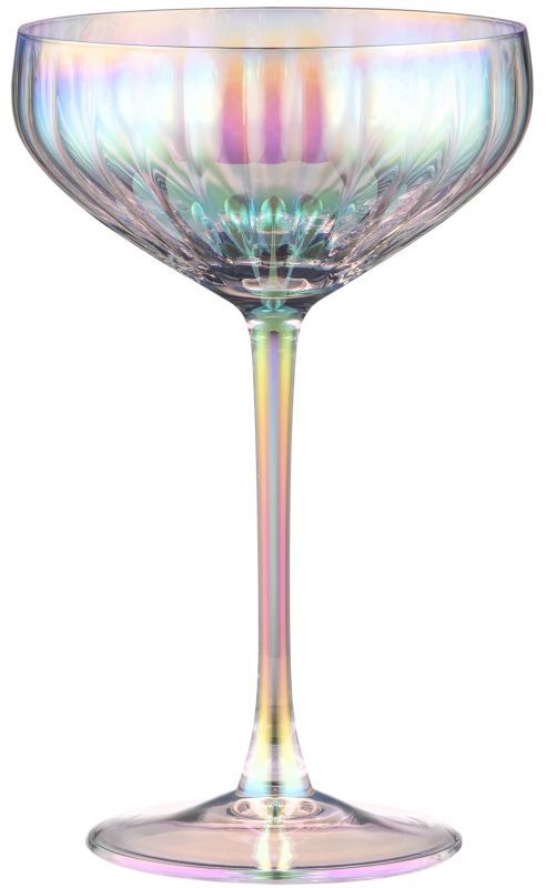 Набір келихів для шампанського ARDESTO Black Mars Zenith 310мл, 2шт, скло, прозорий