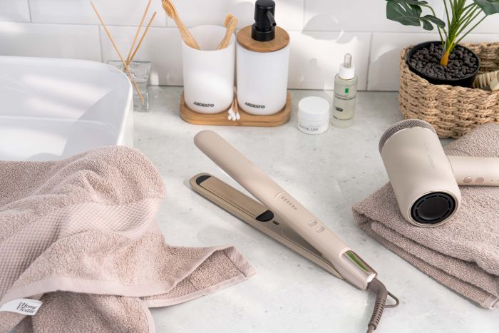 Випрямляч ARDESTO Pearl Cream, 50Вт, 140-230C, кераміка, бежевий