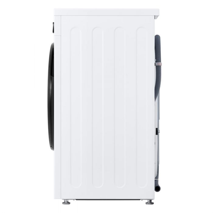 Пральна машина LG фронтальна, 7кг, 1200, A, 44см, дисплей, пара, інвертор, білий