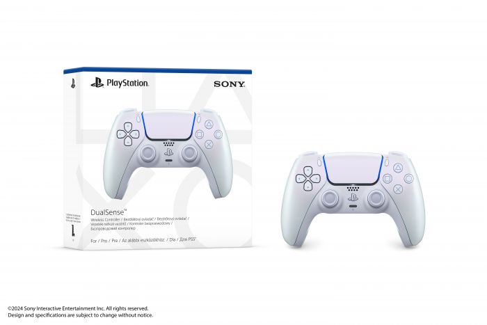 Геймпад PlayStation 5 Dualsense BT, Chrome Pearl
