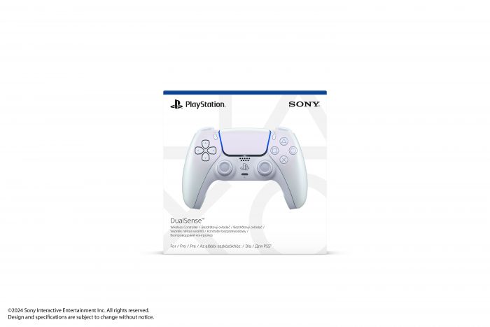 Геймпад PlayStation 5 Dualsense BT, Chrome Pearl
