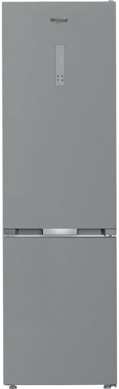 Холодильник Whirlpool з нижн. мороз., 203.5x60х66.3, холод.відд.-231л, мороз.відд.-104л, 2дв., А++, NF, дисплей, інв., зона нульова, нерж