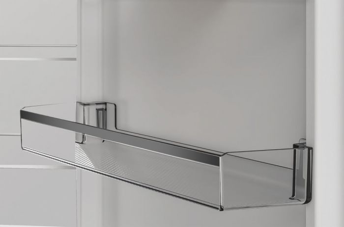 Холодильник Whirlpool з нижн. мороз., 186.5x60х66.3, холод.відд.-210л, мороз.відд.-104л, 2дв., А++, NF, інв., зона нульова, сірий