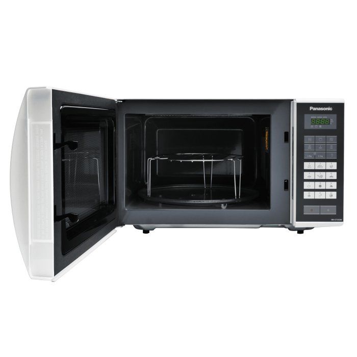 Мікрохвильова піч Panasonic, 23л, 800Вт, дисплей, білий